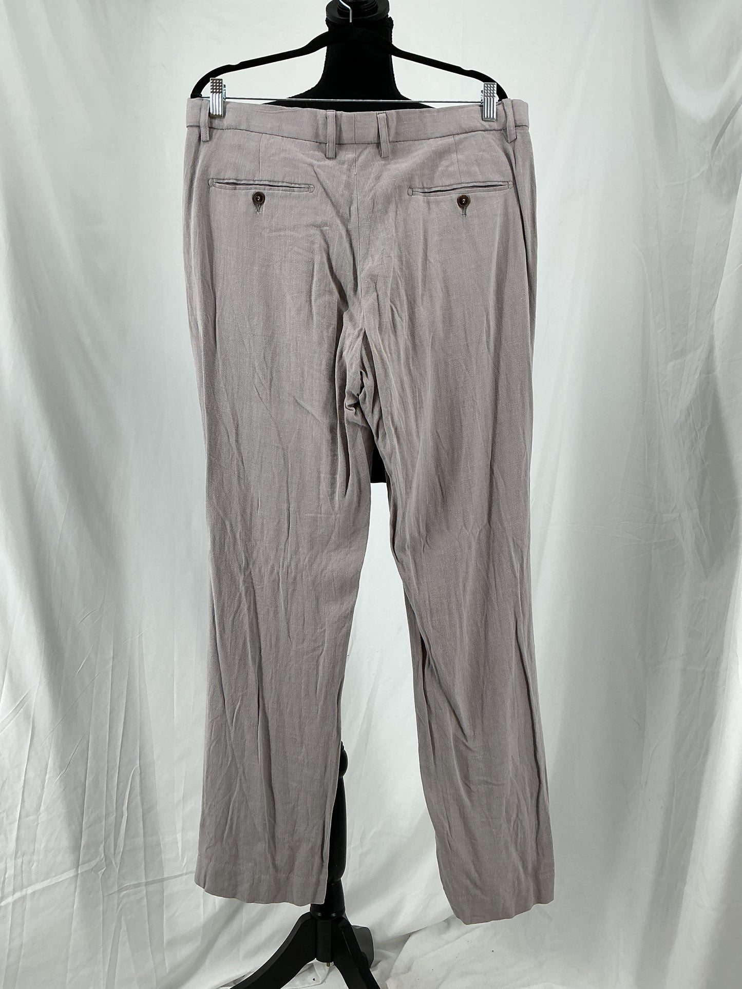 Men’s Gray Heavy Wool Suit Jacket And Pants size m