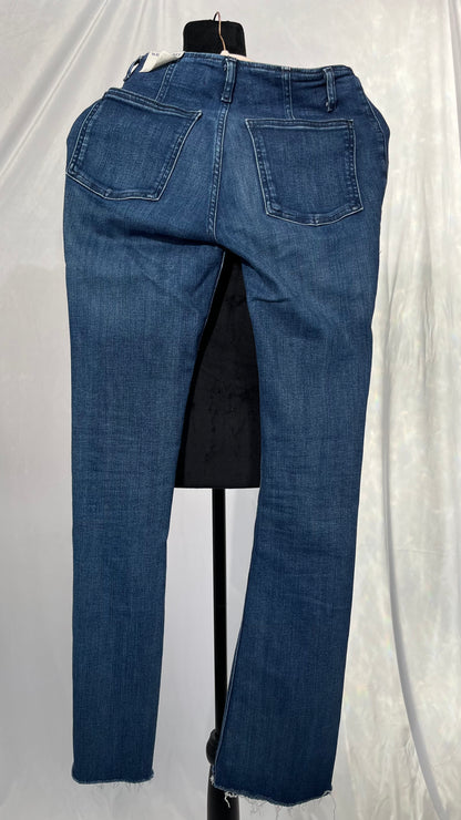 IUGA Bell Bottom Jeans for Women High Waisted Stretchy Flare Jeans Pull On Wide Leg Jeans V Cross Tummy Control Flare Pants  size 25