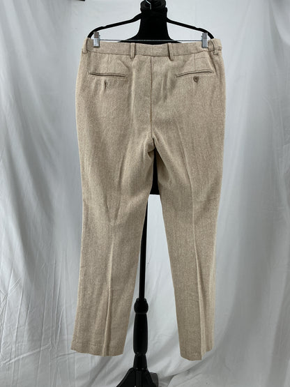 Men’s Light Brown Suit Set with Blazer & Pants – Size L
