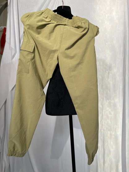 US HBT OD7 Trousers - Military Outdoor Pants Herringbone Twill 100% Cotton  Size 12