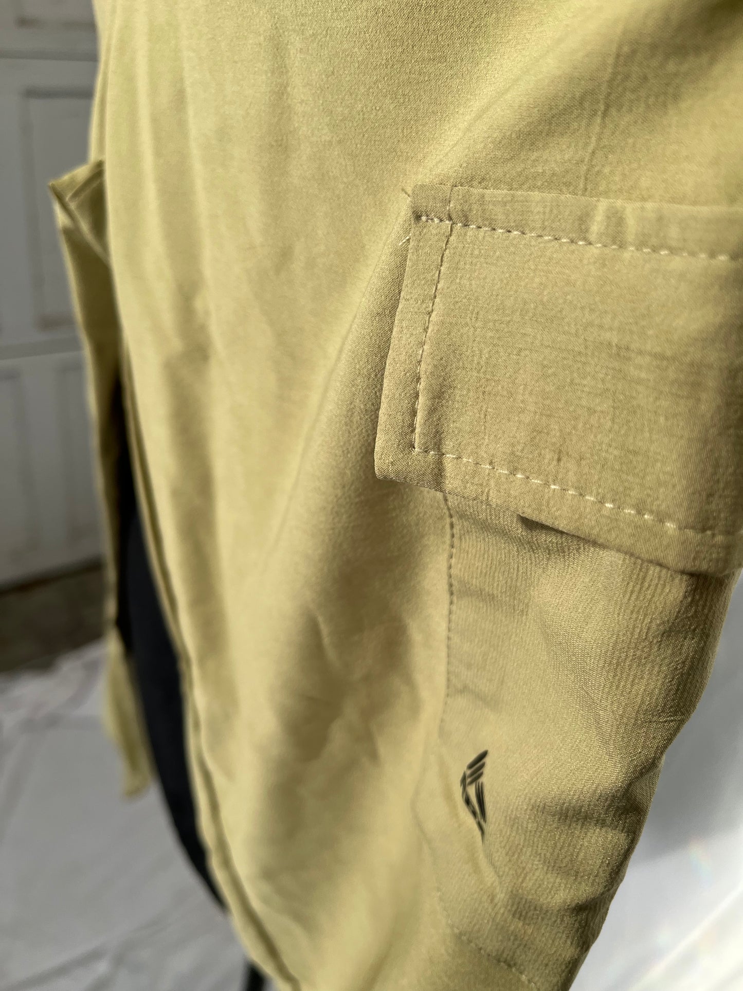 US HBT OD7 Trousers - Military Outdoor Pants Herringbone Twill 100% Cotton  Size 12