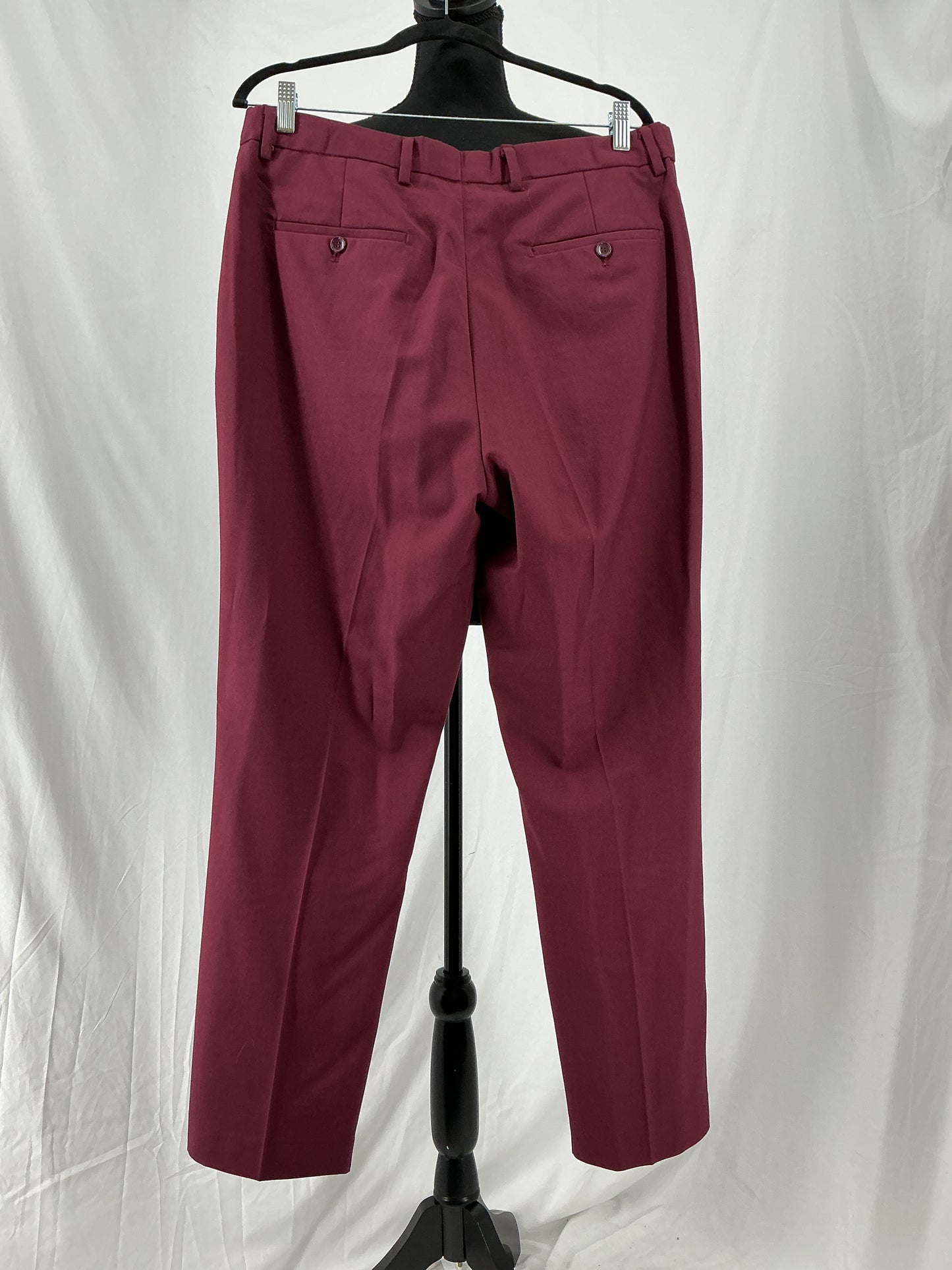 COOFANDY Men’s Dark Red Blazer And Pants – Size M