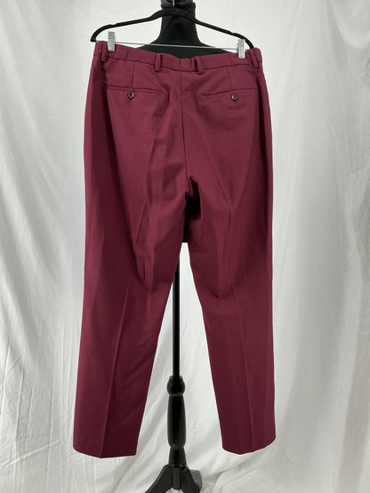 COOFANDY Men’s Dark Red Blazer And Pants – Size M