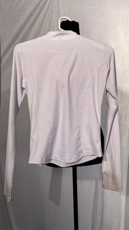 COOrun Women's Running Jackets Slim Fit Workout Jacket Zip Up Athletic Track Tennis Jacket with Thumb Holes Size No