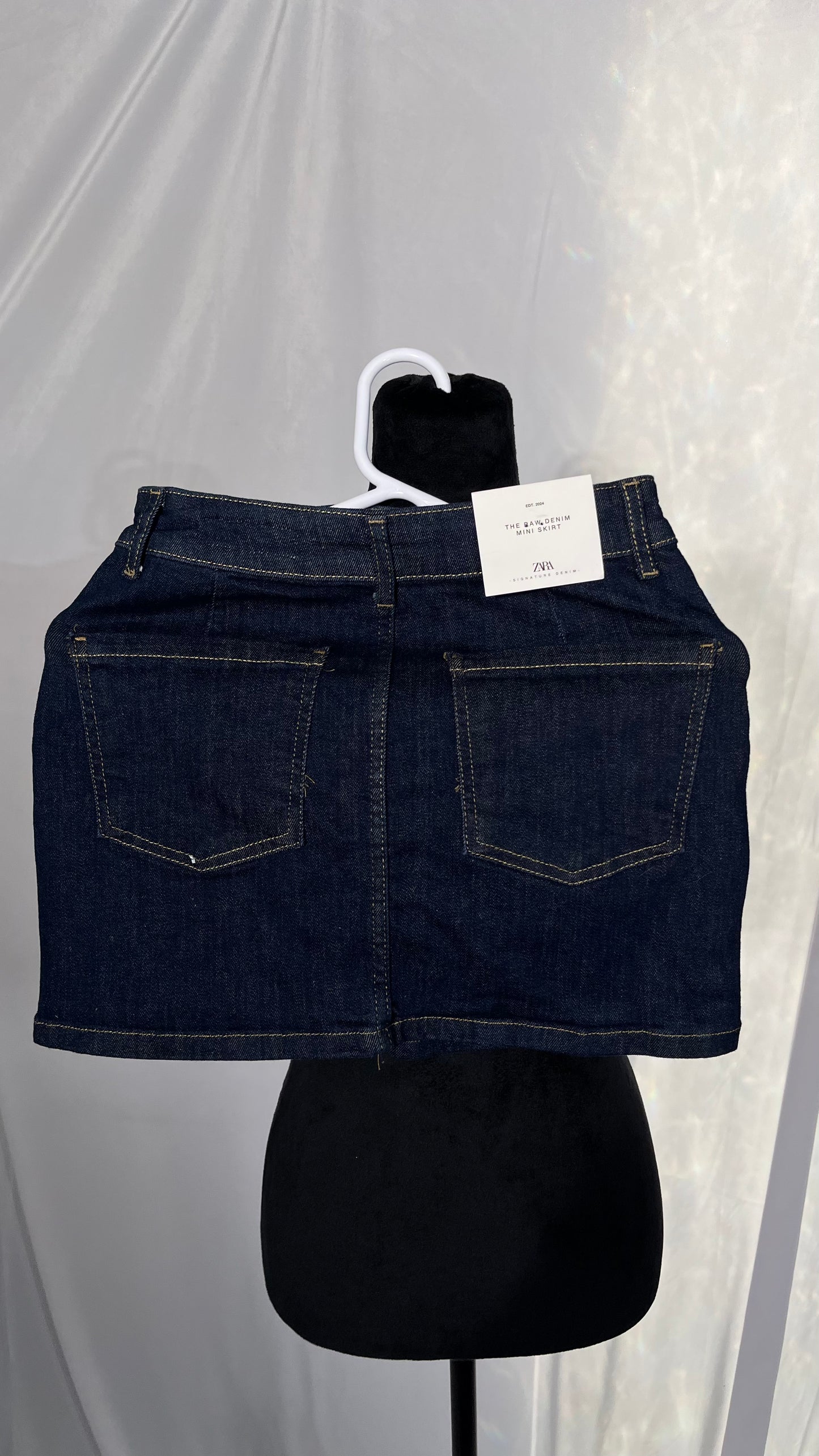 aihihe Junior Teen Girls Women Casual Summer Mid Waist Stretchy Denim Jean Shorts Short Jeans Blue  size 34