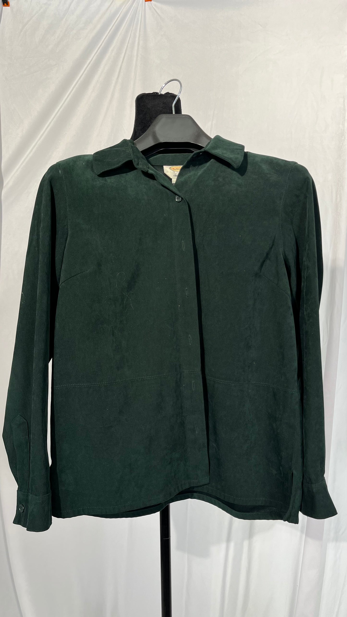 Womens Button Down Shirts Summer Cotton Long Sleeve Work Blouses V Neck Casual Tunics Solid Business Tops with Pocket  size M