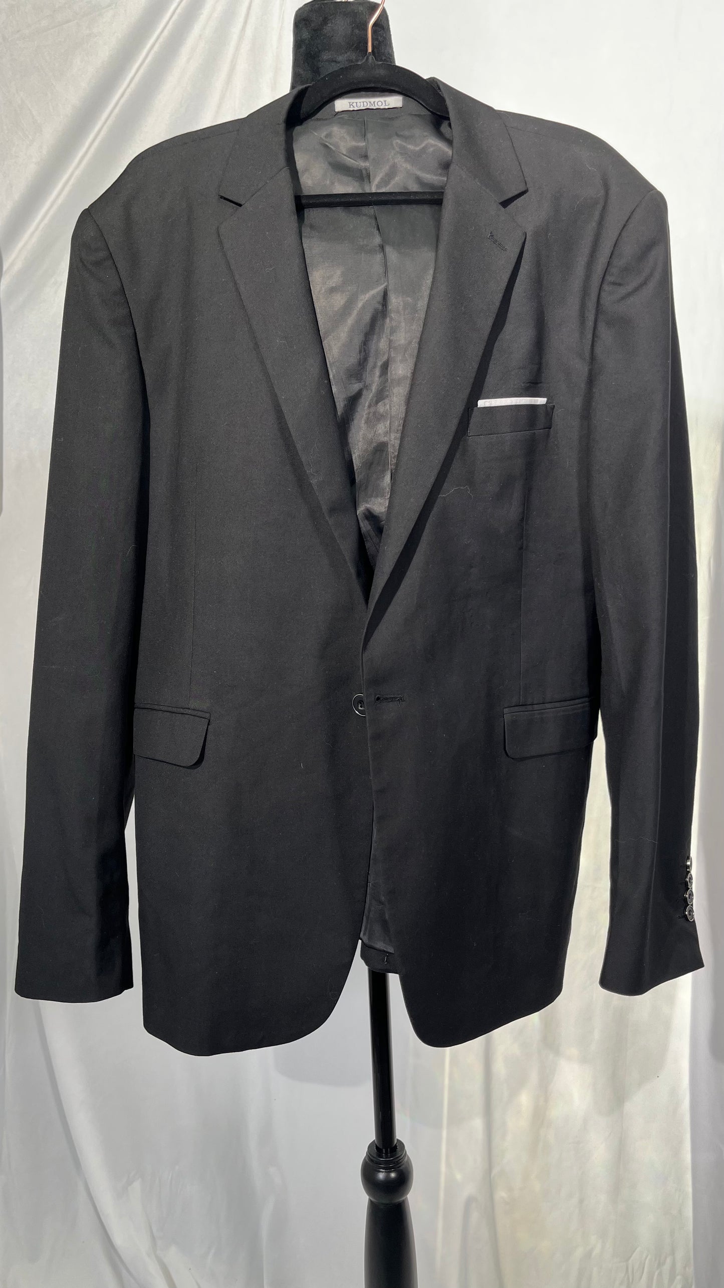 Beninos Mens Blazer Jacket Slim Fit Casual One Button Sport Coats  Size 3XL