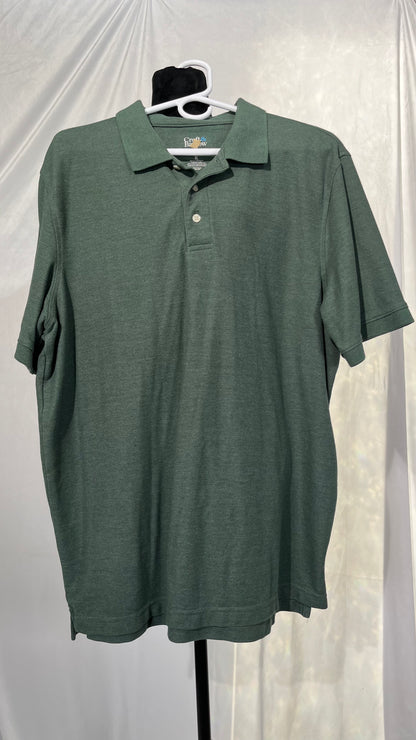 MAGCOMSEN Men's Short-Sleeve Polo,Golf Shirts for Men 3-Button Moisture Wicking,Athletic Outdoor Collared T-Shirt Size XL