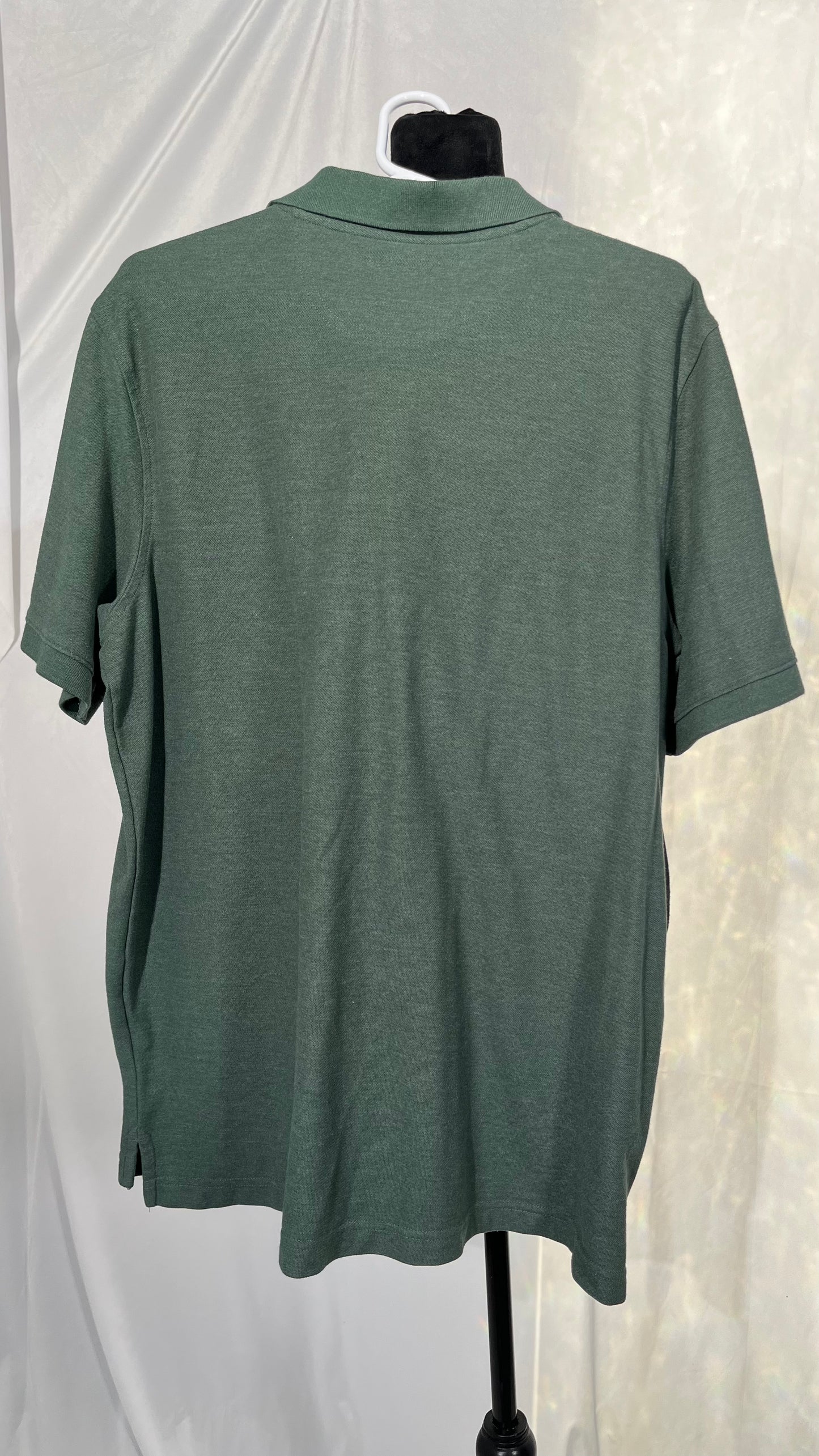 MAGCOMSEN Men's Short-Sleeve Polo,Golf Shirts for Men 3-Button Moisture Wicking,Athletic Outdoor Collared T-Shirt Size XL