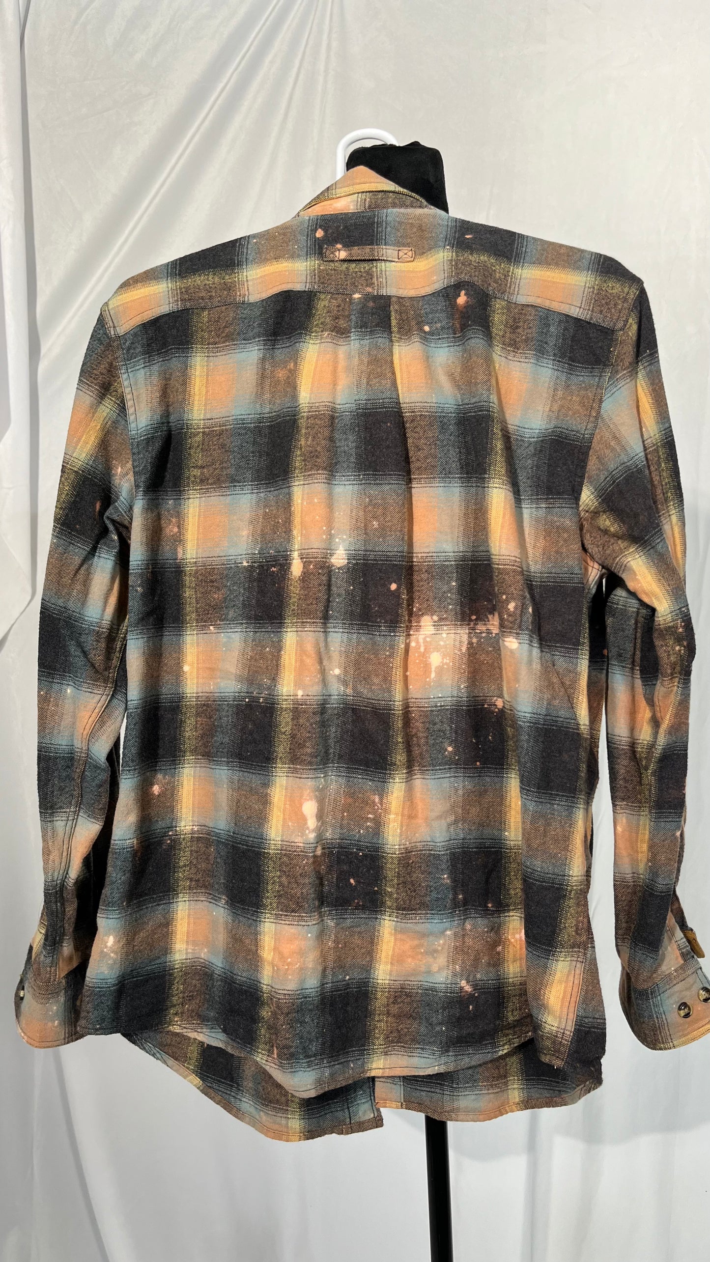 Mens Long Sleeve Shirt Jacket Button Up Plaid Jacket Shacket Fall Winter Warm Outfits Loose Fit Work Cotton Topssize M