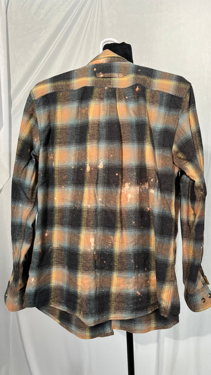 Mens Long Sleeve Shirt Jacket Button Up Plaid Jacket Shacket Fall Winter Warm Outfits Loose Fit Work Cotton Topssize M