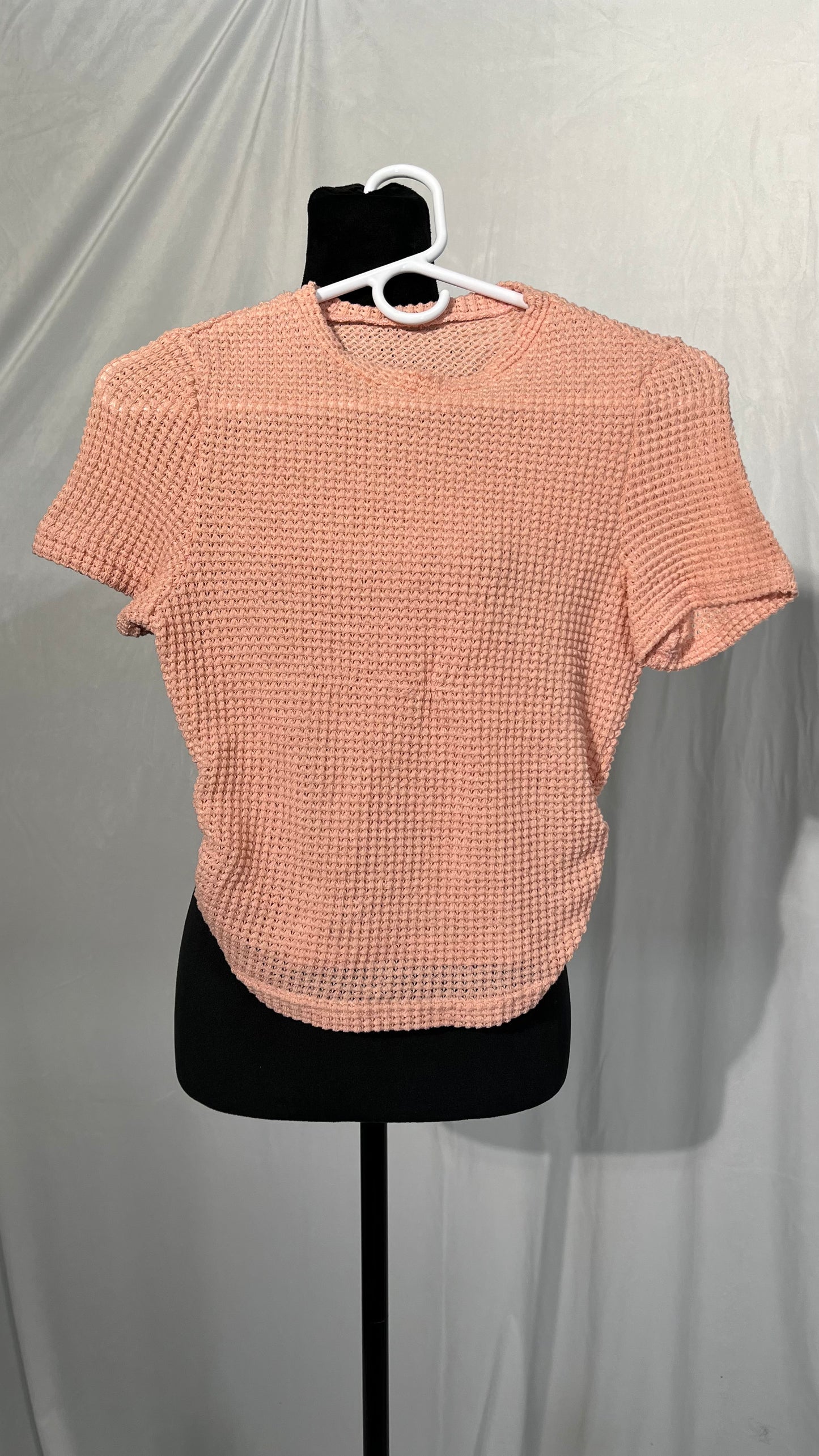 Womens Puff Short Sleeve Sweater Tops Crewneck Basic Knit Pullover Lightweight Solid Casual Sweaters BlouseSize No