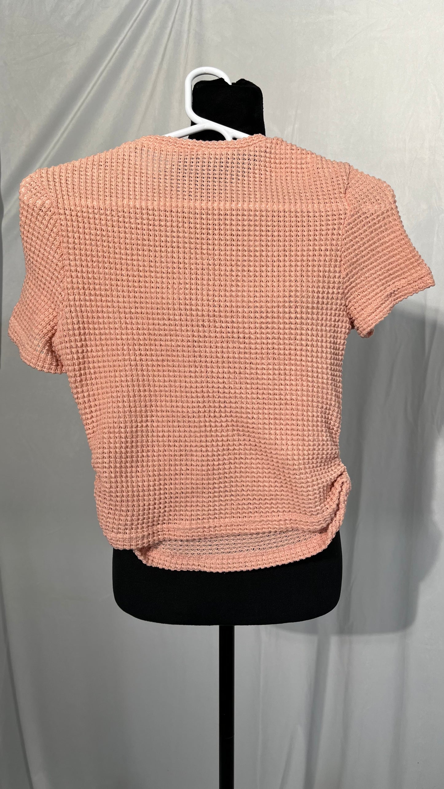 Womens Puff Short Sleeve Sweater Tops Crewneck Basic Knit Pullover Lightweight Solid Casual Sweaters BlouseSize No