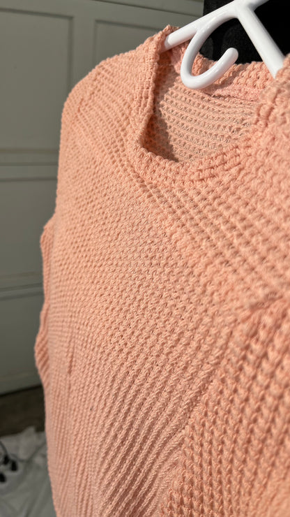 Womens Puff Short Sleeve Sweater Tops Crewneck Basic Knit Pullover Lightweight Solid Casual Sweaters BlouseSize No