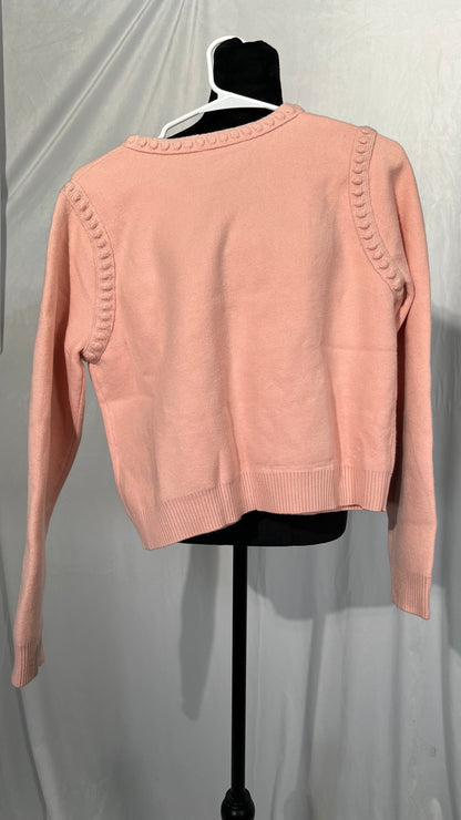 Esobo Womens Knit Cardigan Sweaters Open Front Long Sleeve Cropped Trendy Jacket OuterwearSize No