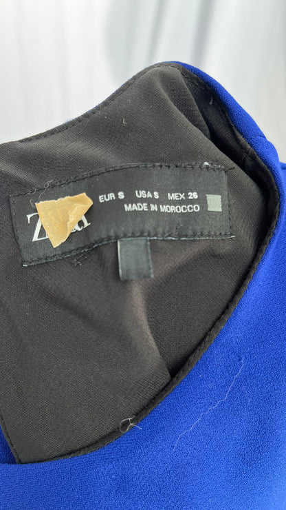 High-Neck Double Silk Satin Gown size S