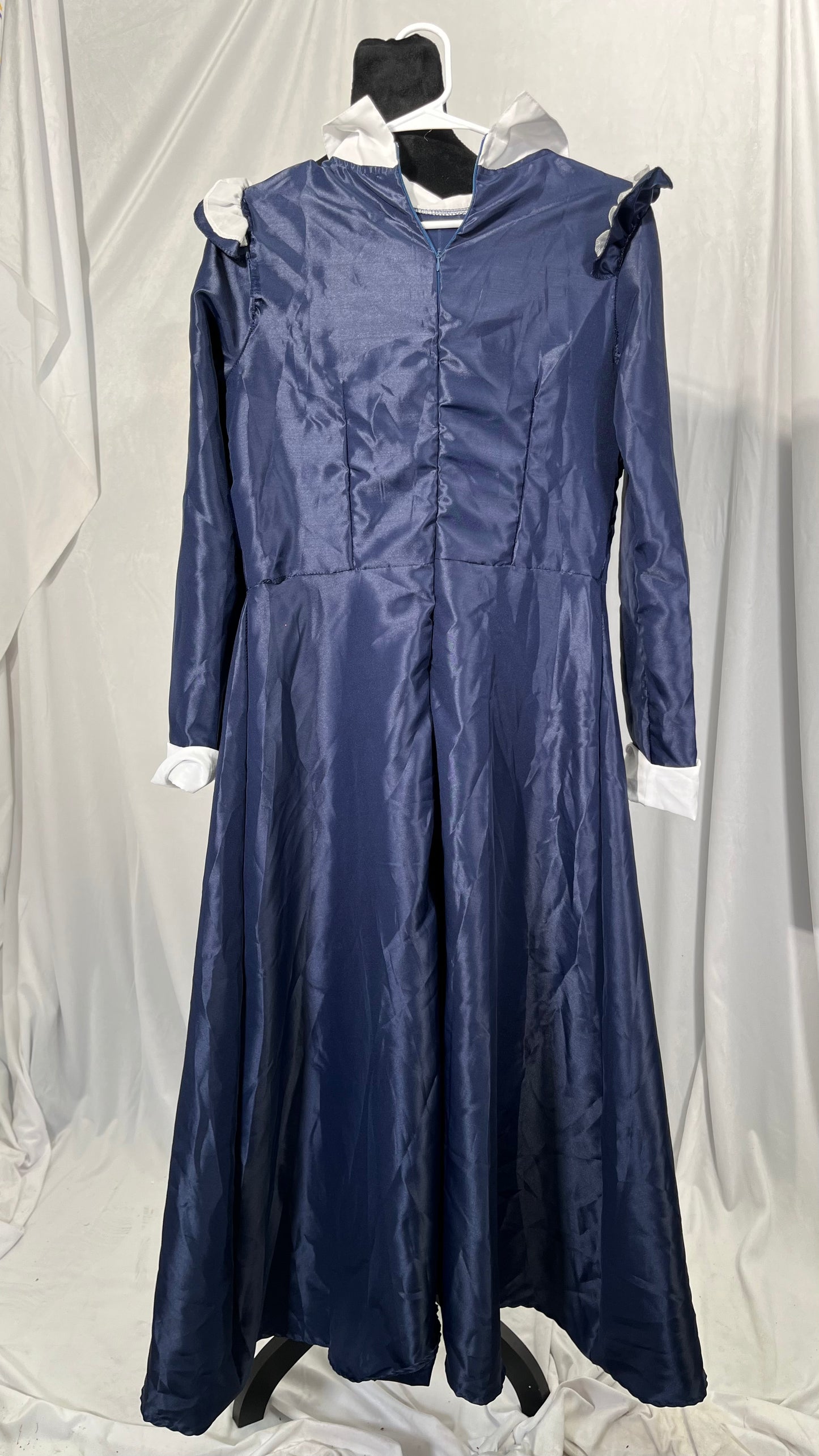 Women's 1890S Vintage Victorian Ball Gown Puff Sleeves Princess Dress Medieval Colonial Costume Empire Waist Gown size M