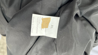 SOMTHRON Men's Casual Trench Coat Slim Fit Notched Collar Long Jacket Overcoat Single Breasted Pea Coat wih Pockets Size XL