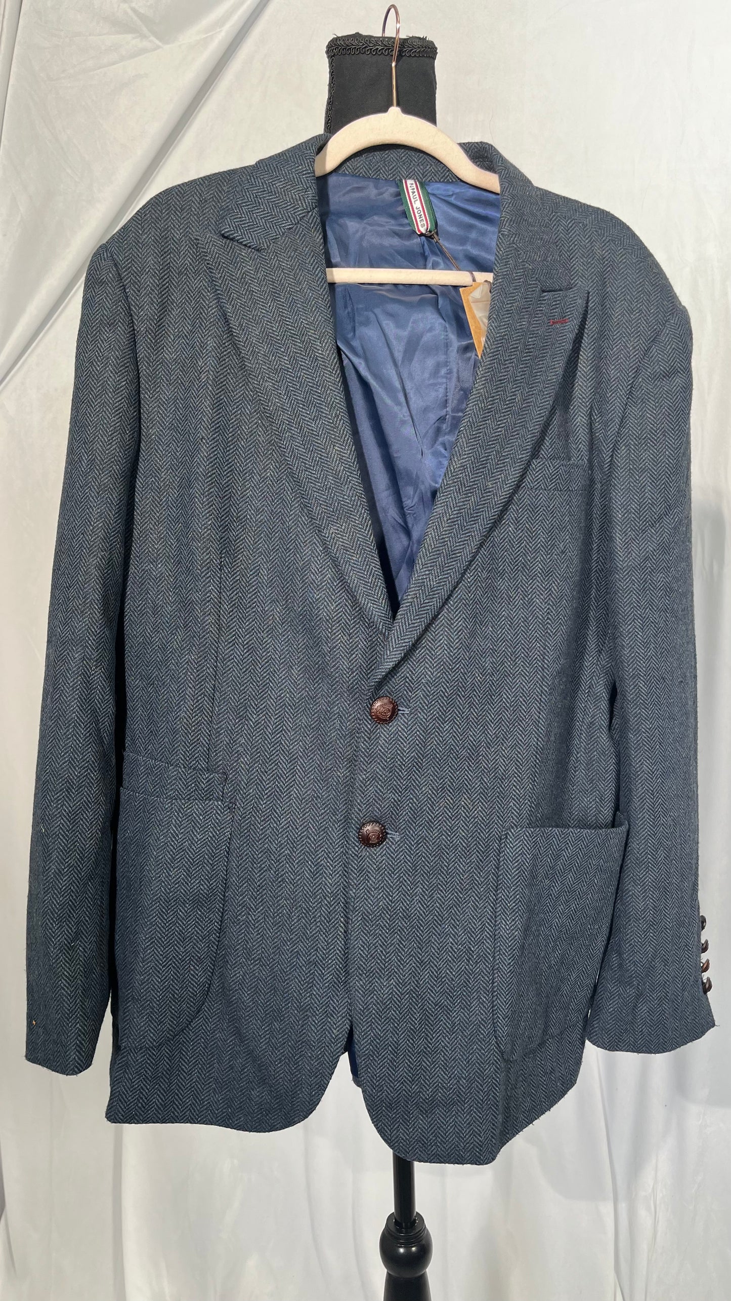 Dobell Mens Grey Suit Jacket Regular Fit  size XL