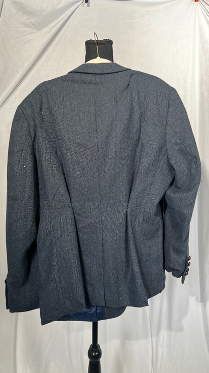 Dobell Mens Grey Suit Jacket Regular Fit  size XL