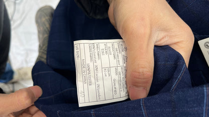 Slim Fit Mens Plaid Blazers Coats Elegant Plaid Jacket  size 40