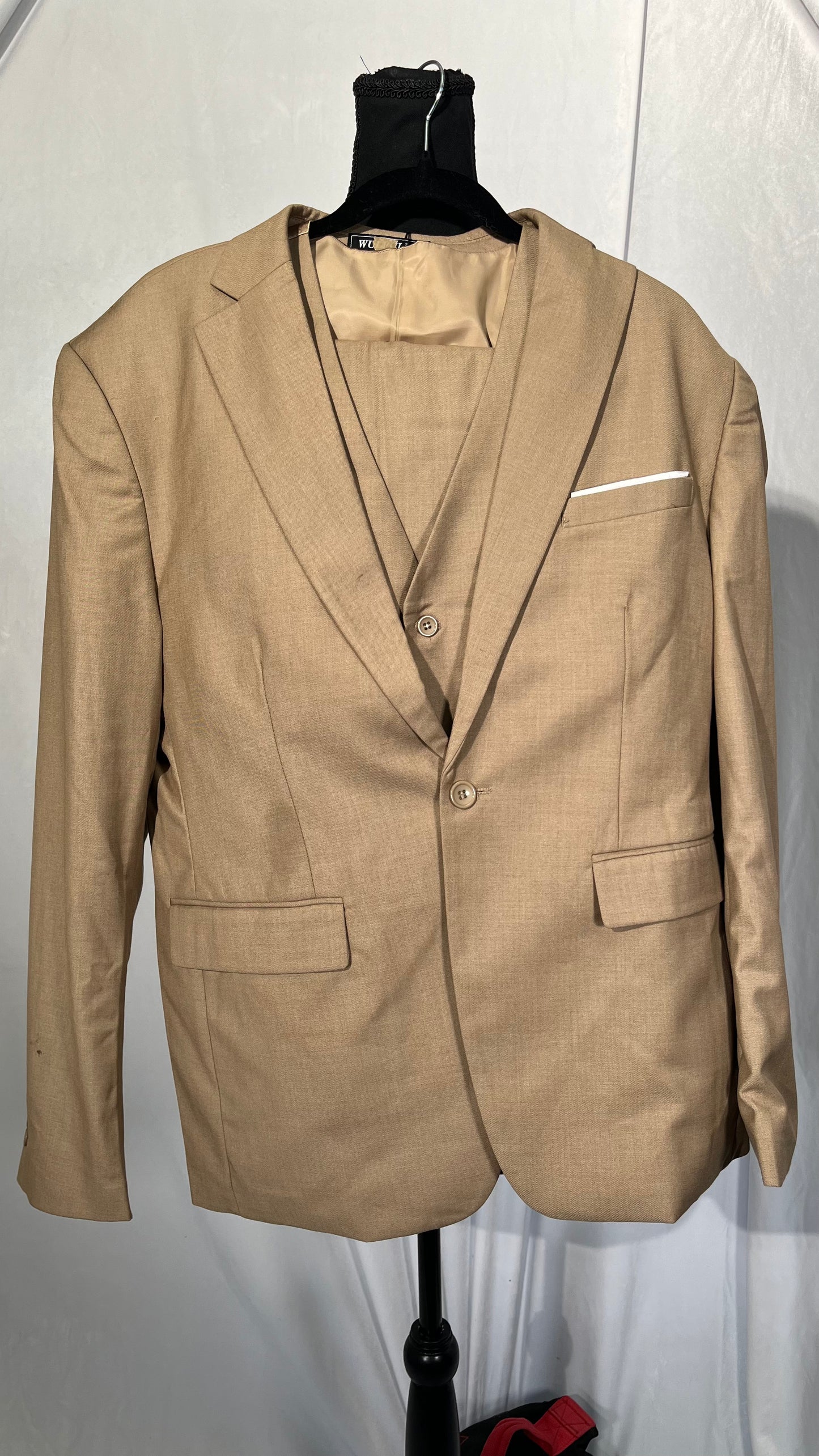 COOFADNY Men's Casual Corduroy Blazer Classic Fit Two Button Sport Coat Fashion Notch Lapel Blazer Jacket  Size L