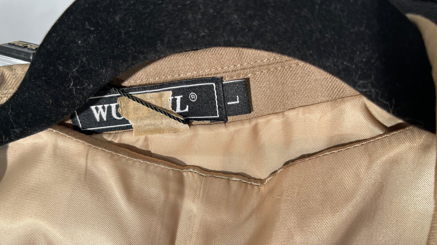 COOFADNY Men's Casual Corduroy Blazer Classic Fit Two Button Sport Coat Fashion Notch Lapel Blazer Jacket  Size L