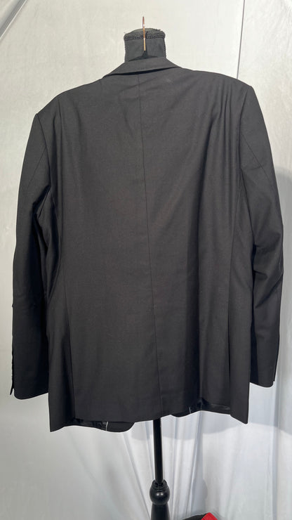 IEPOFG Men's Fitness Blazer Formal Business Professional Suit Coat One Button Notched Lapel Slim Fitness Wedding Party Size M