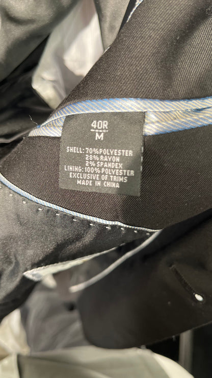 IEPOFG Men's Fitness Blazer Formal Business Professional Suit Coat One Button Notched Lapel Slim Fitness Wedding Party Size M