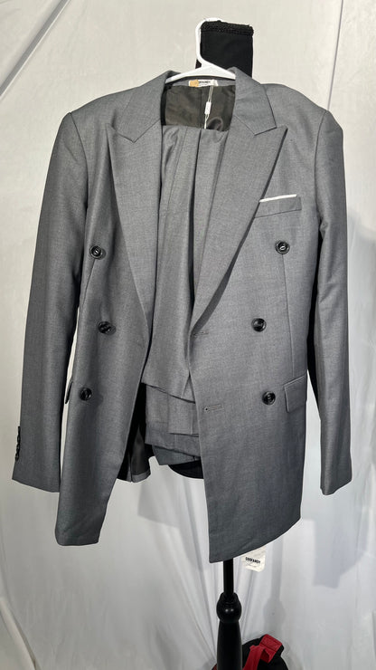 Men's Blazer Formal Double Breasted Buttons Jacket Business  Size 36