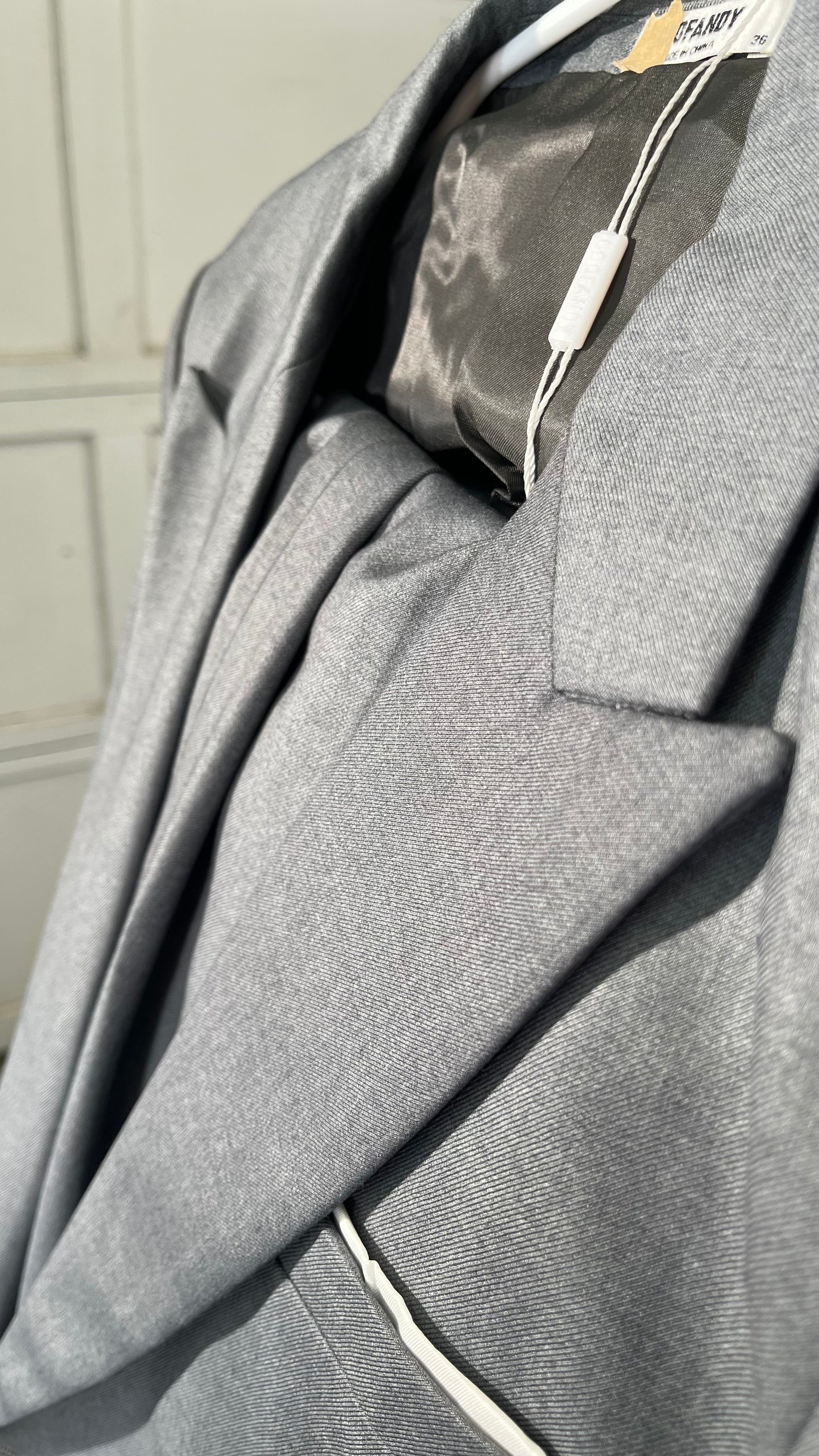 Men's Blazer Formal Double Breasted Buttons Jacket Business  Size 36