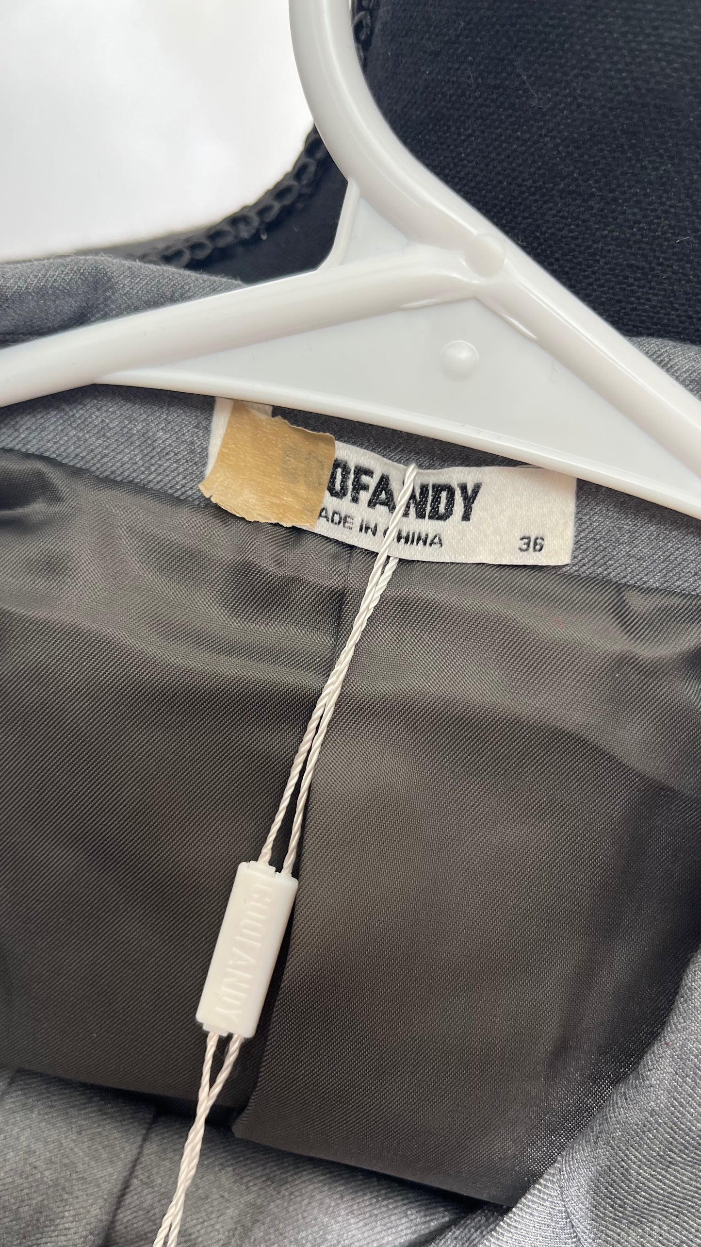 Men's Blazer Formal Double Breasted Buttons Jacket Business  Size 36