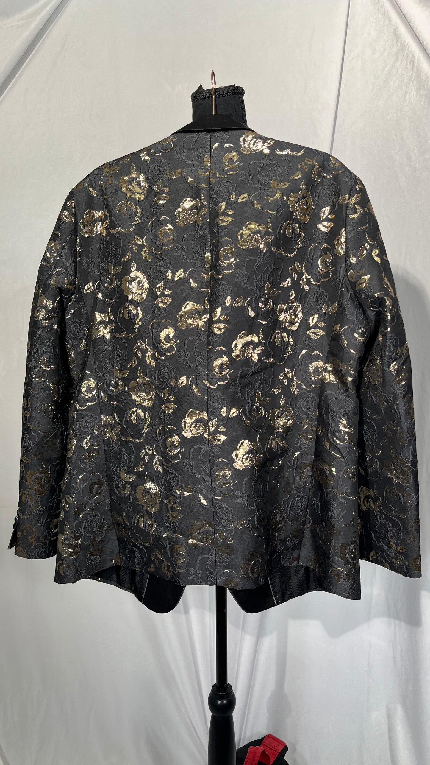 generic Suit Men's Shiny Suit Jacket Slim Fit Jacket Plain Casual Men's Suit Modern Business Blazer Elegant Jacket Wedding Party Graduation Tuxedo Leisure Coat Coat size L