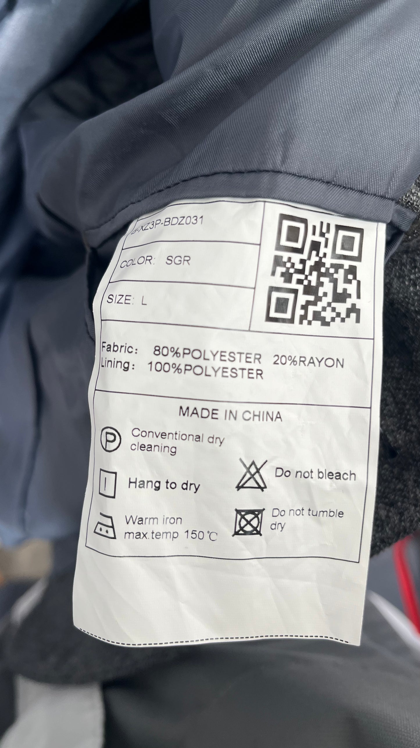 Wangyue Men's Slim Fit Herringbone Tweed Blazer Jacket Casual Sport Coat Bussiness Groomsmen Prom Autumn Jackets Size L