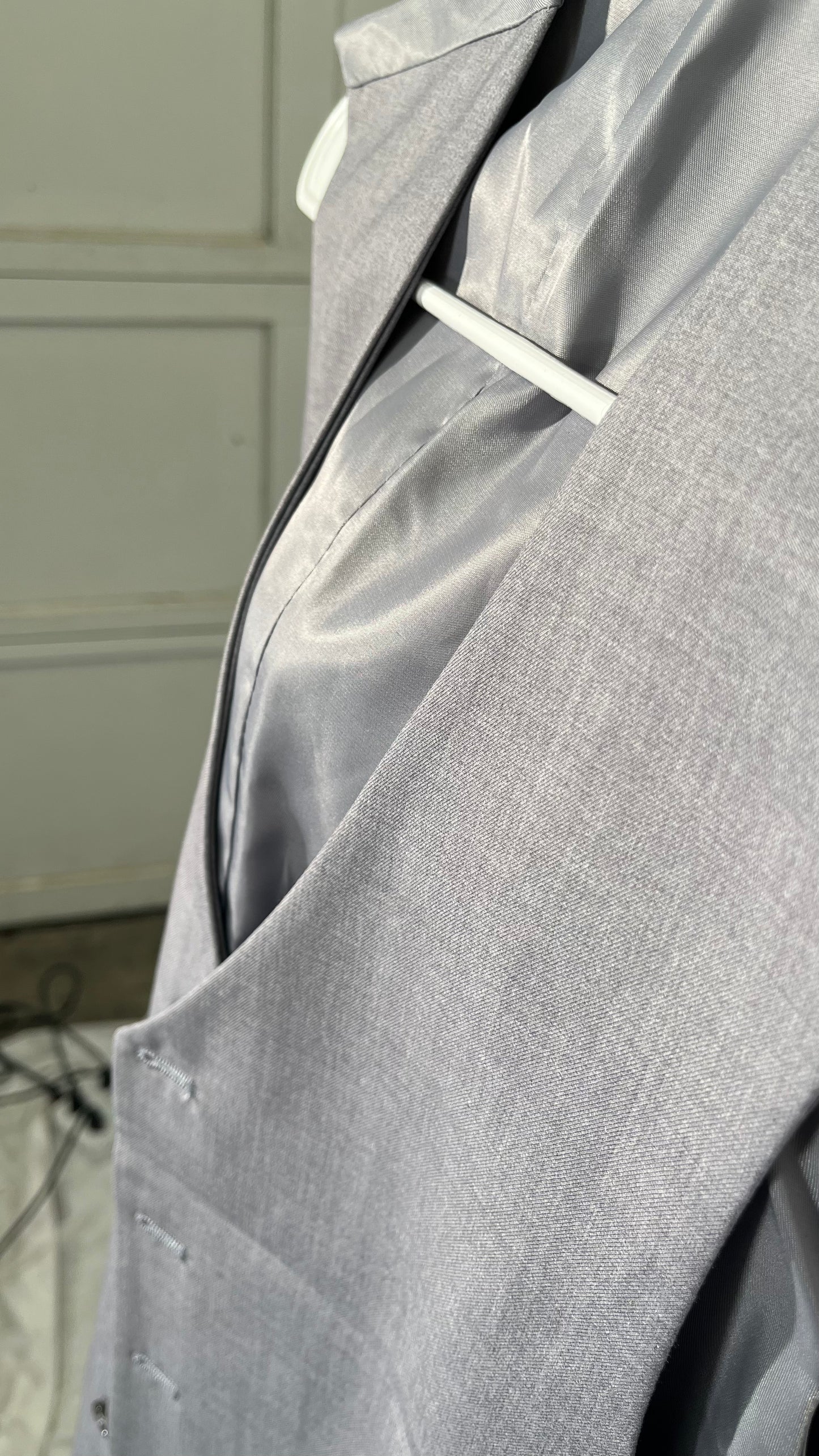 Men Dress Vest, Sleeveless Pocket Men Waistcoat Breathable for Business Meeting  Size L