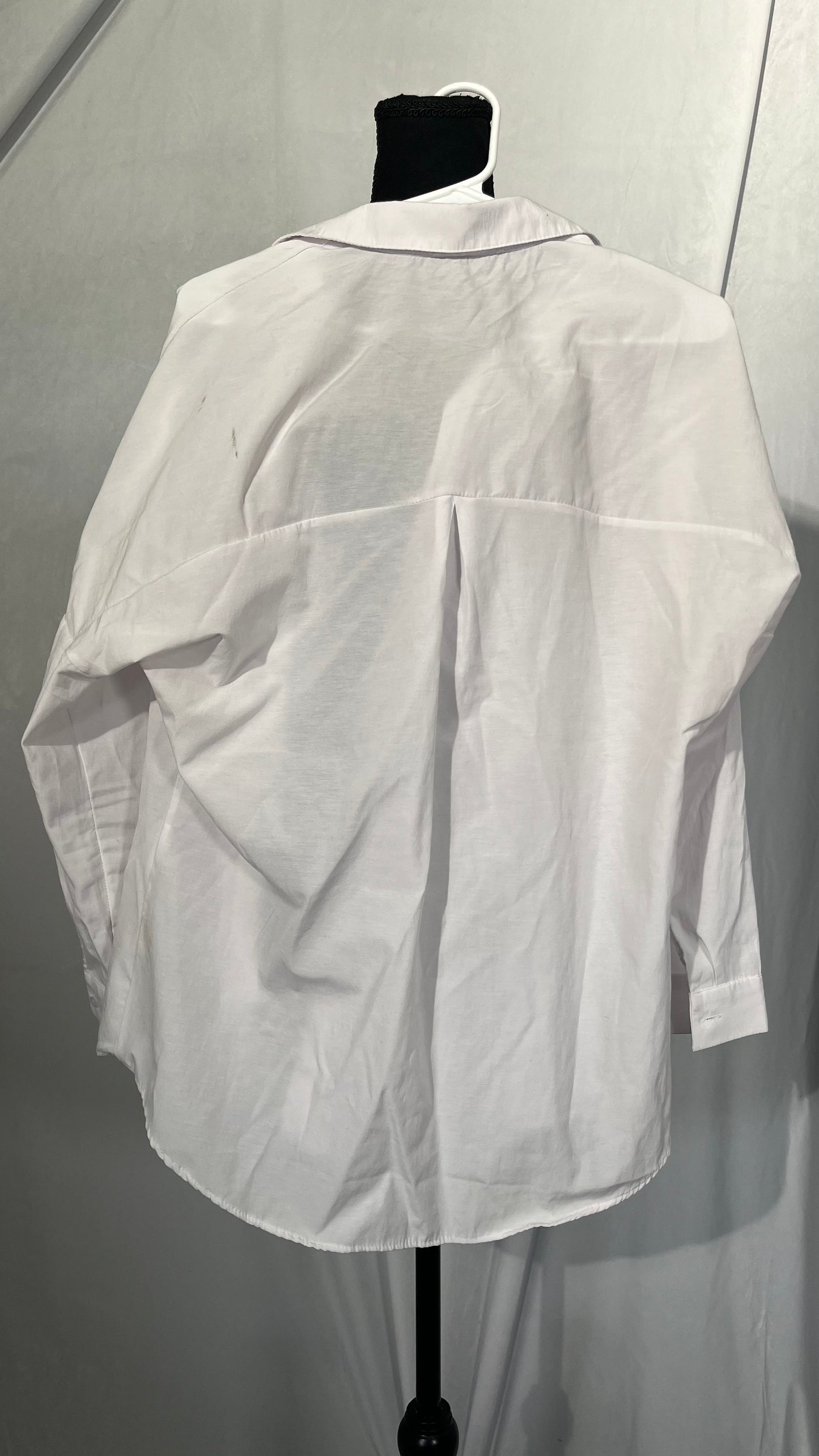 Van Heusen Men's Dress Shirt Fitted Poplin Solid Size No