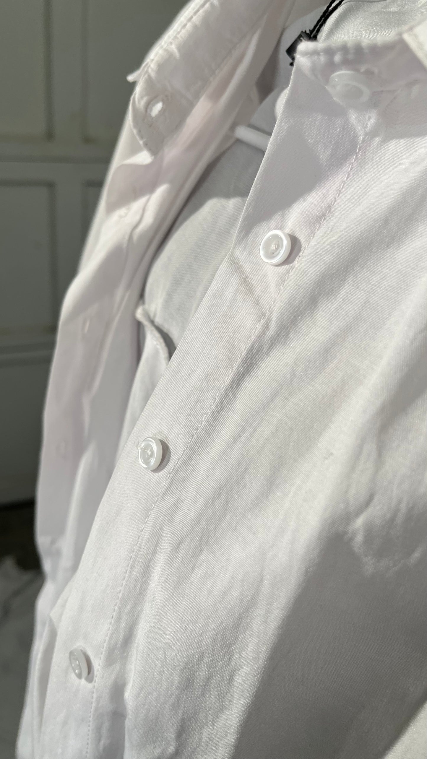 Van Heusen Men's Dress Shirt Fitted Poplin Solid Size No