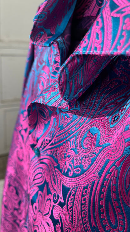 Men Spring Autumn Long Sleeve Casual Fit Shirt Wedding Party Business Work Shirt  size L