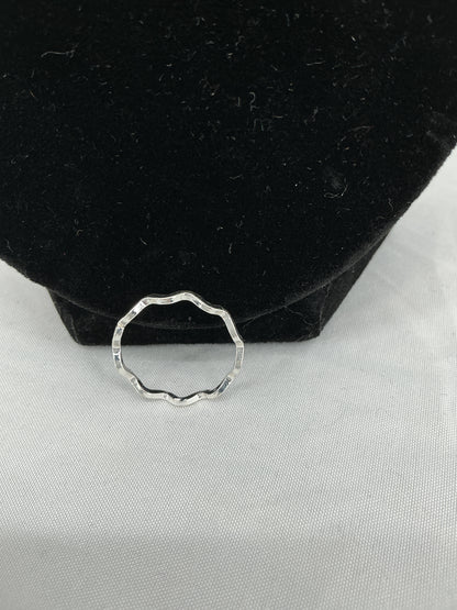 Dainty Sterling Silver Wavy Ring