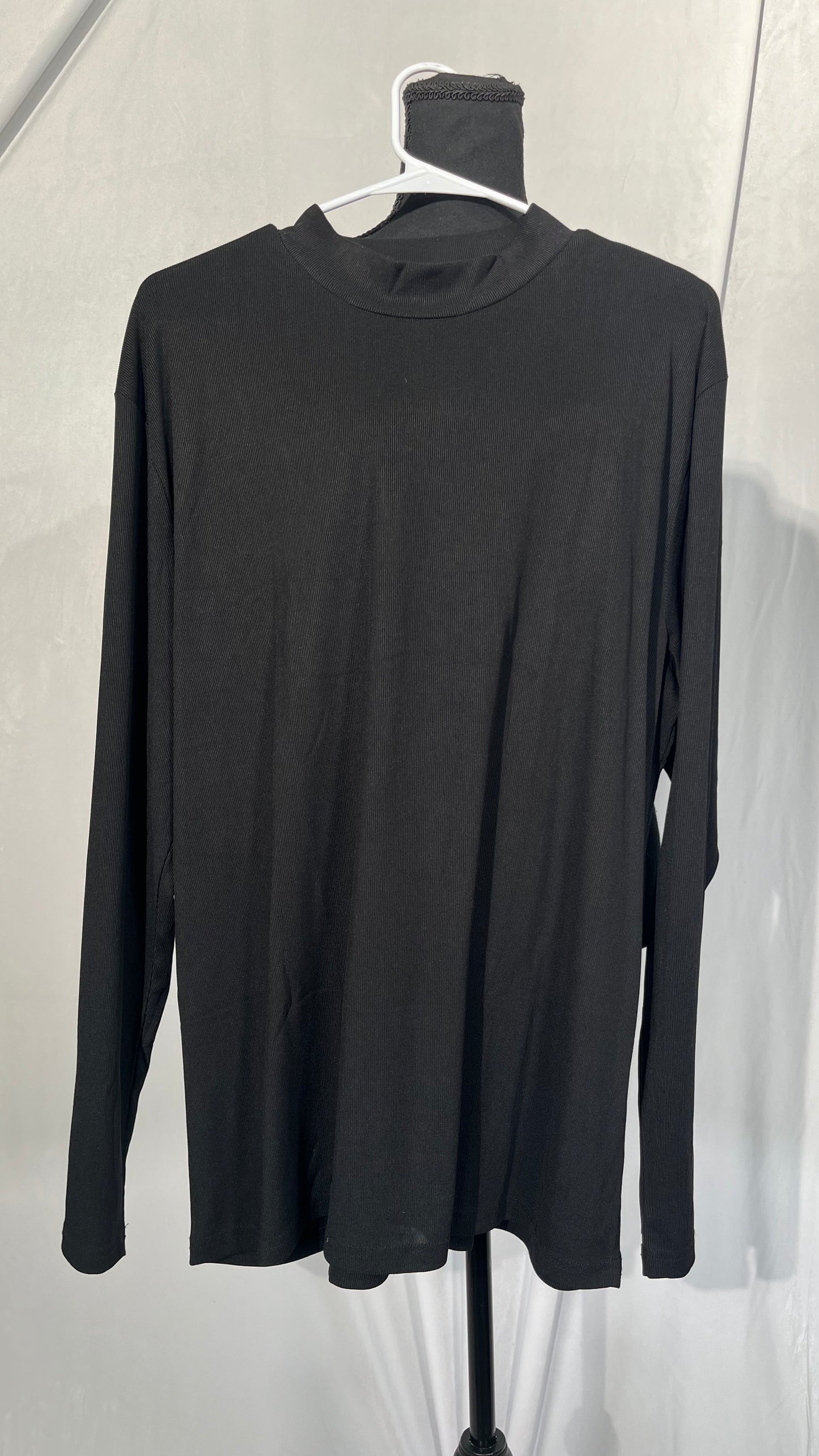 Fioboc Mens T-Shirts Staycool Tee Short/Long Sleeve Tops Solid Curve-Hem Shirt   Size XL