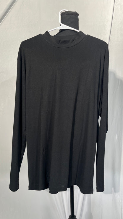 Fioboc Mens T-Shirts Staycool Tee Short/Long Sleeve Tops Solid Curve-Hem Shirt   Size XL