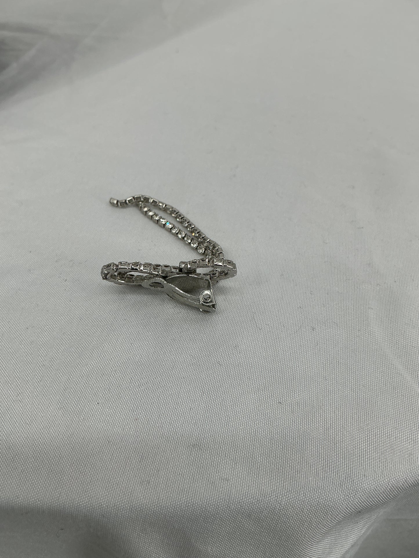 Sparkling Ribbon Bow Clip