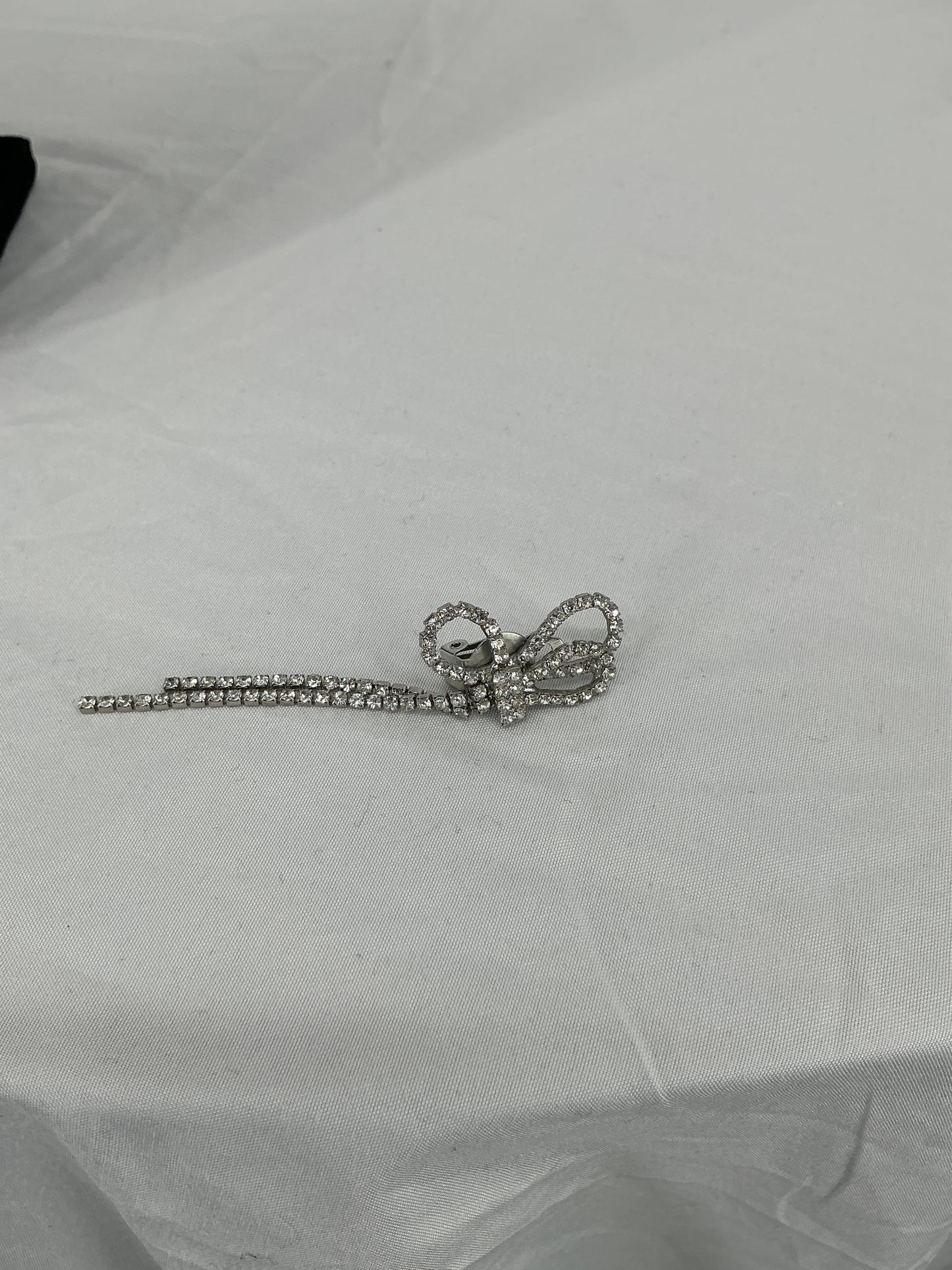 Sparkling Ribbon Bow Clip