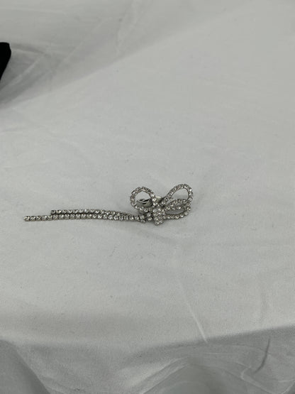 Sparkling Ribbon Bow Clip