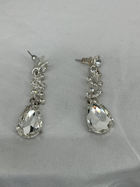 Grand Teardrop Crystal Earrings