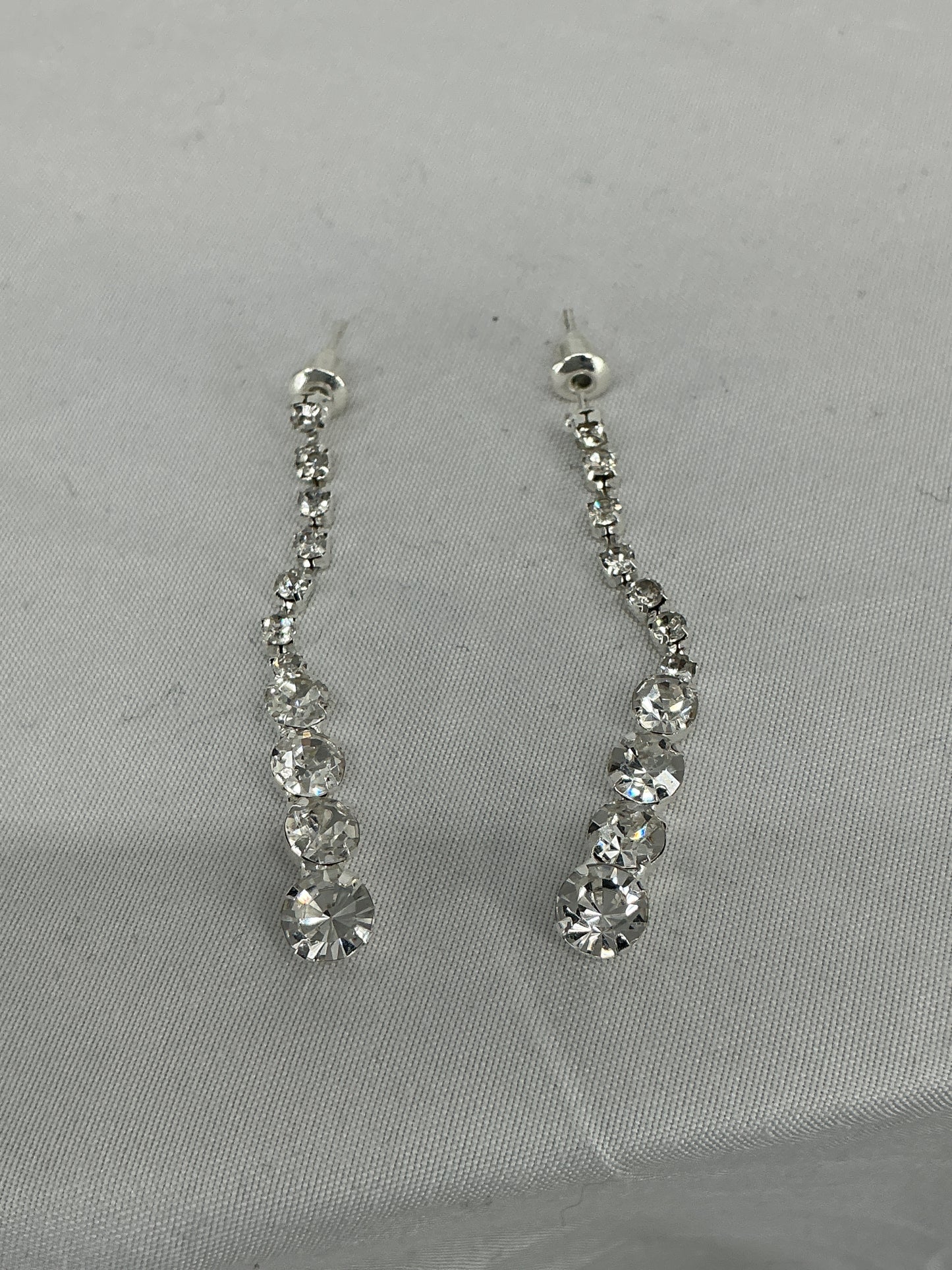 Sleek Linear Drop Earrings