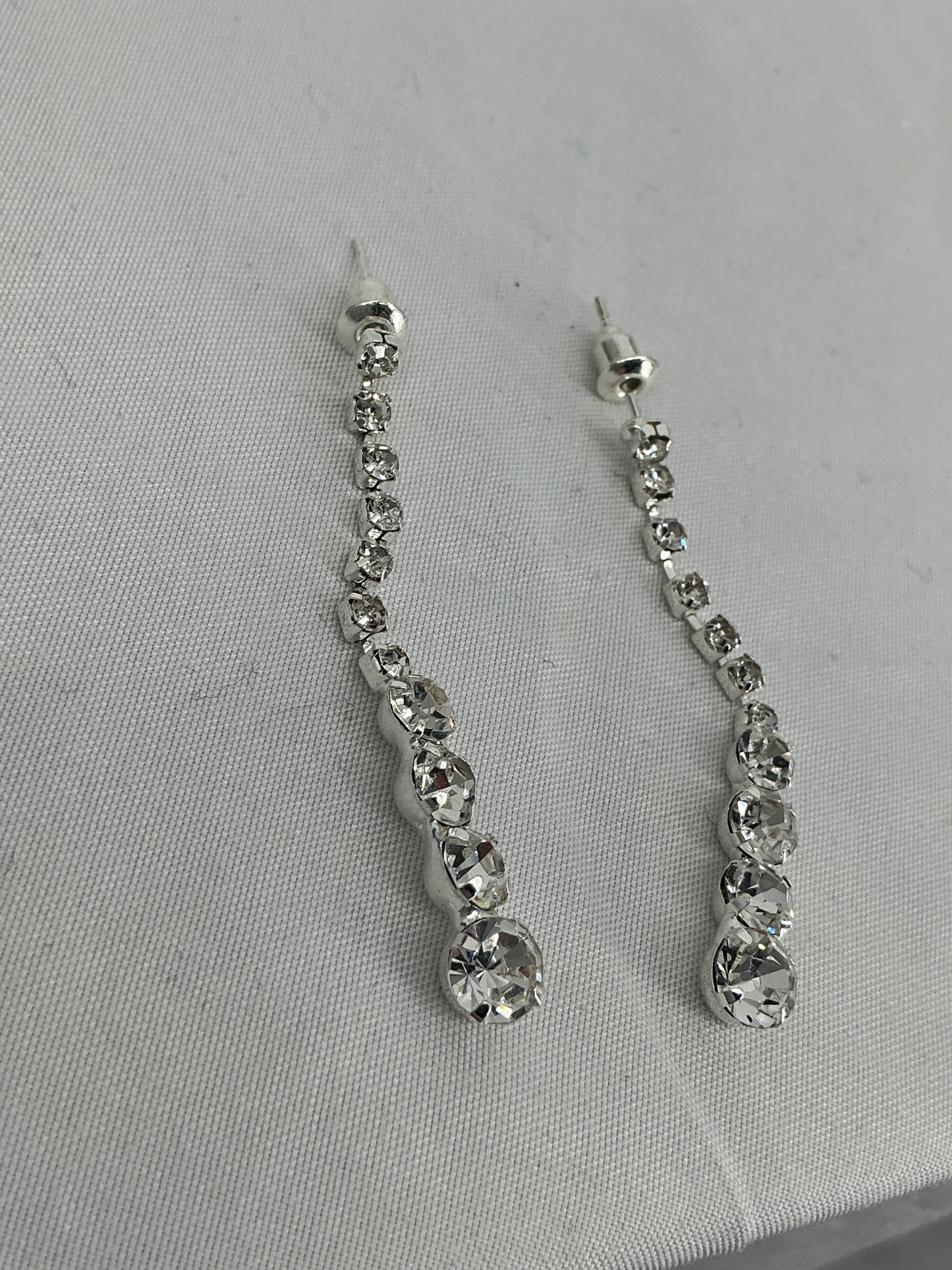 Sleek Linear Drop Earrings
