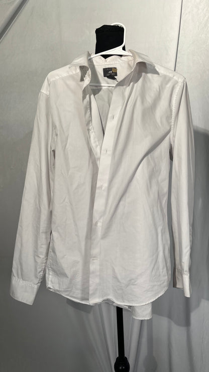 Amazon Essentials Women's Classic-Fit Long-Sleeve Linen Shirt size M