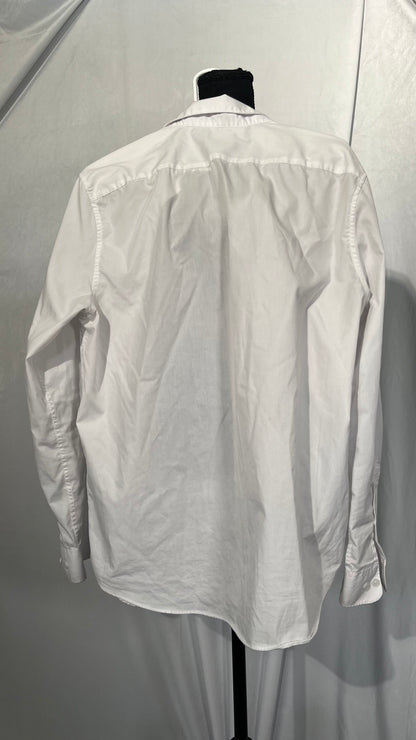 Amazon Essentials Women's Classic-Fit Long-Sleeve Linen Shirt size M