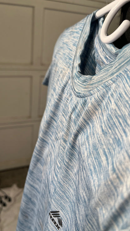 U.S. Polo Assn. Yarn-Dye EOE Stripe Short Sleeve Jersey Tee  Size 12